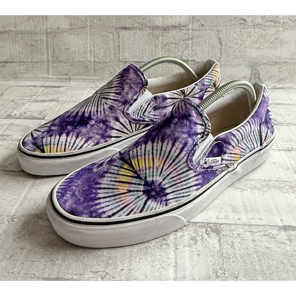 Vans Classic Slip On New Age Purple Tie Dye Men's Skate Shoes M 9.5/W 11 - Picture 3 of 8